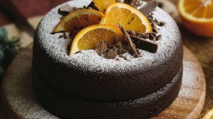 Orange & Dark Chocolate Pound Cake